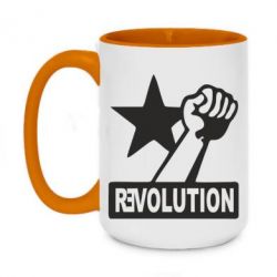 Чашка двокольорова велика Revolution - PrintSalon