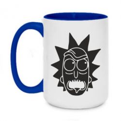 Чашка двухцветная 420ml Рик - PrintSalon