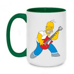 Чашка двухцветная 420ml Rock this party! - PrintSalon