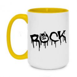 Чашка двокольорова велика Rock - PrintSalon