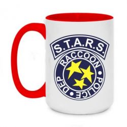 Чашка двухцветная 420ml S.T.A.R.S. police dep - PrintSalon