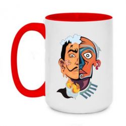 Чашка двухцветная 420ml Salvador Dali and Pablo Picasso - PrintSalon