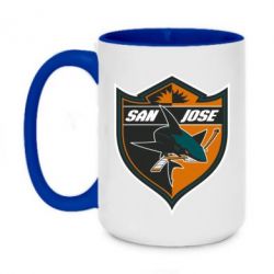Чашка двухцветная 420ml San Jose Sharks - PrintSalon