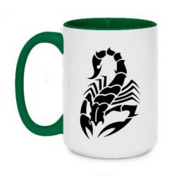 Чашка двухцветная 420ml Scorpio - PrintSalon