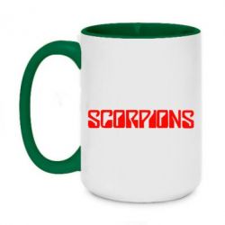 Чашка двухцветная 420ml Scorpions - PrintSalon