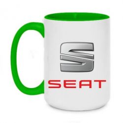 Чашка двухцветная 420ml Сеат - PrintSalon