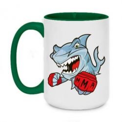 Чашка двокольорова велика Shark MMA - PrintSalon