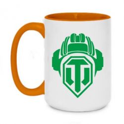 Чашка двокольорова велика Шолом WOT - PrintSalon