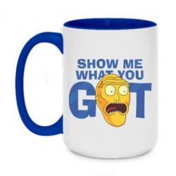 Чашка двухцветная 420ml Show me what you got - PrintSalon
