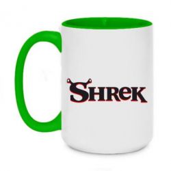 Чашка двухцветная 420ml Shrek - PrintSalon