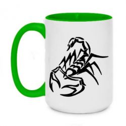 Чашка двухцветная 420ml скорпион 2 - PrintSalon