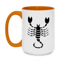 Чашка двухцветная 420ml скорпион - PrintSalon