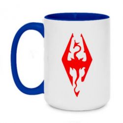 Чашка двухцветная 420ml Skyrim - PrintSalon