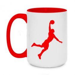 Чашка двокольорова велика Slam dunk