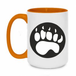 Чашка двухцветная 420ml след - PrintSalon