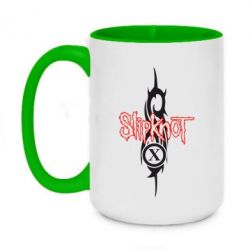 Чашка двухцветная 420ml Slipknot Music - PrintSalon