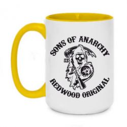 Чашка двухцветная 420ml Sons of Anarchy - PrintSalon