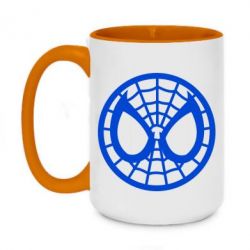 Чашка двокольорова велика Спайдермен лого - PrintSalon