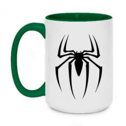 Чашка двухцветная 420ml Spider Man Logo - PrintSalon