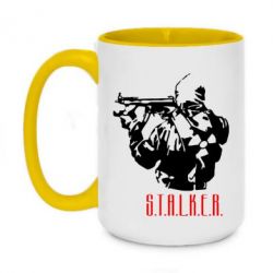 Чашка двокольорова велика Stalker - PrintSalon