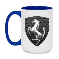 Чашка двухцветная 420ml Stallion metal - PrintSalon