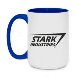 Чашка двухцветная 420ml Stark industries - PrintSalon