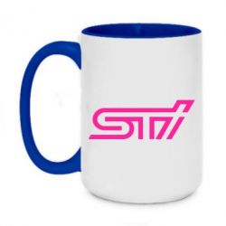Чашка двухцветная 420ml STI Logo - PrintSalon
