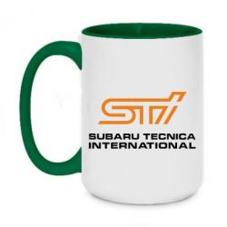 Чашка двухцветная 420ml STI - PrintSalon