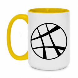 Чашка двухцветная 420ml Strange Logo - PrintSalon