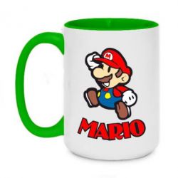 Чашка двухцветная 420ml Супер Марио - PrintSalon