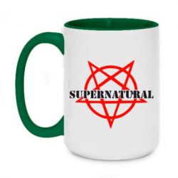Чашка двухцветная 420ml Supernatural - PrintSalon