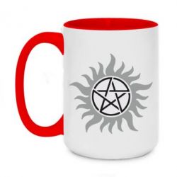 Чашка двухцветная 420ml Сверхъестественное Star - PrintSalon