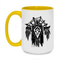Чашка двухцветная 420ml Symbol horde - PrintSalon