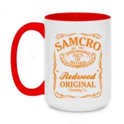 Чашка двокольорова велика Сини Анархії Samcro - PrintSalon