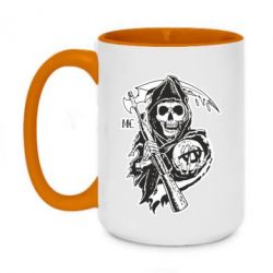 Чашка двокольорова велика Сини Анархії - PrintSalon