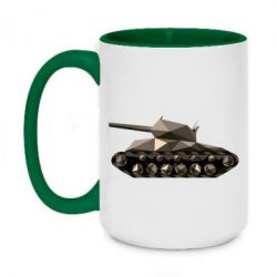 Чашка двокольорова велика Танк - PrintSalon