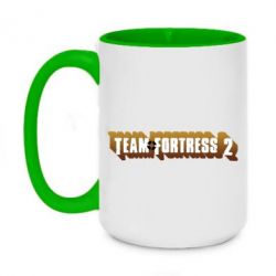 Чашка двокольорова велика Team Fortress 2 logo - PrintSalon