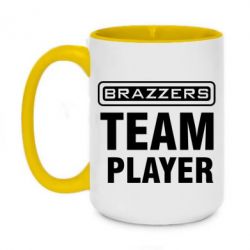 Чашка двухцветная 420ml Team Player - PrintSalon