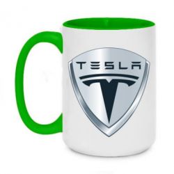 Чашка двухцветная 420ml Tesla Corp - PrintSalon