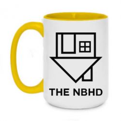 Чашка двухцветная 420ml THE NBHD Logo - PrintSalon