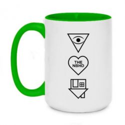 Чашка двухцветная 420ml THE NBHD Logotype - PrintSalon