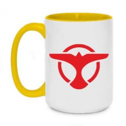 Чашка двухцветная 420ml Tiesto Logo - PrintSalon