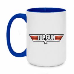 Чашка двокольорова велика Top Gun Logo - PrintSalon