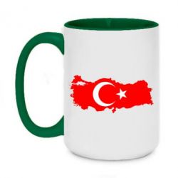 Чашка двухцветная 420ml Turkey - PrintSalon