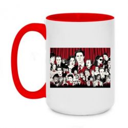 Чашка двухцветная 420ml Твин Пикс - PrintSalon