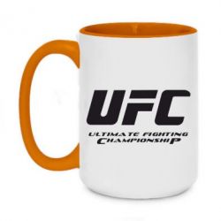 Чашка двухцветная 420ml UFC - PrintSalon