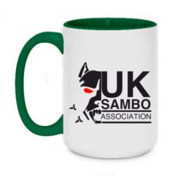 Чашка двухцветная 420ml UK Sambo Association - PrintSalon