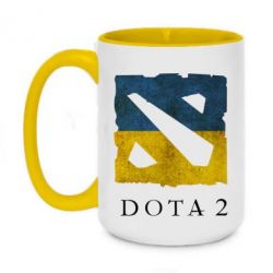 Чашка двокольорова велика Ukraine Dota Team - PrintSalon