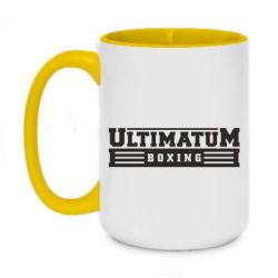 Чашка двухцветная 420ml Ultimatum Boxing - PrintSalon