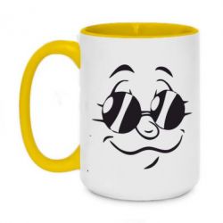 Чашка двокольорова велика В окулярах - PrintSalon